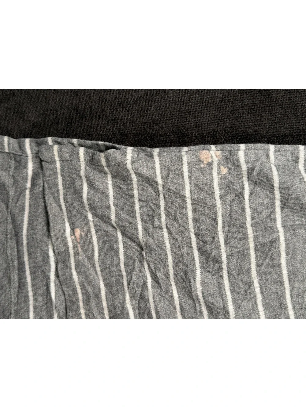 Polo Ralph Lauren Men's 2XLT Gray Striped Long Sleeve Polo Shirt